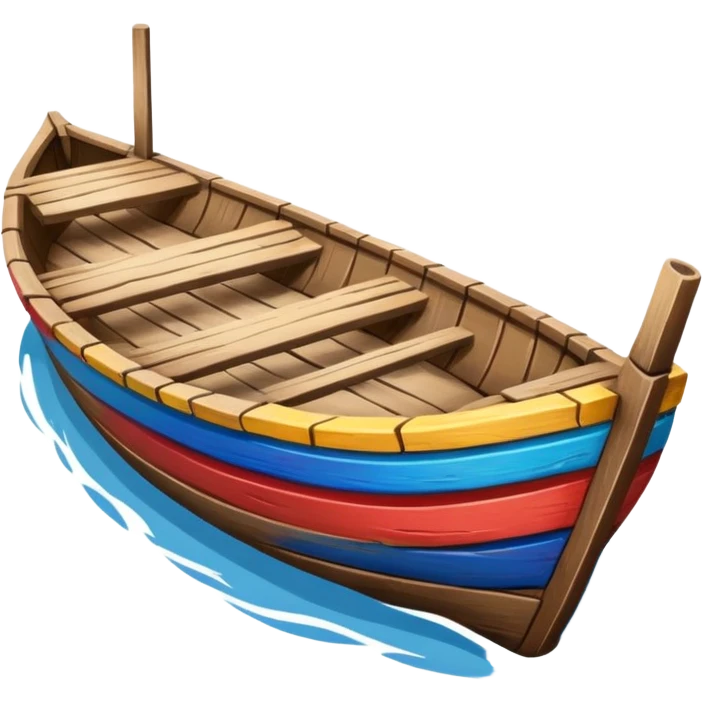 philippine local island boat with two logs on the side emoji
