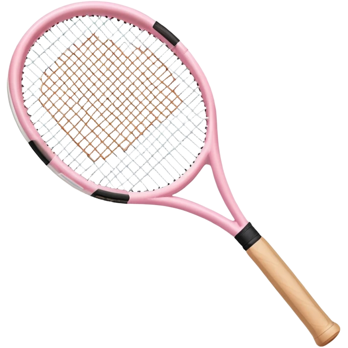 Light pink tennis racket emoji