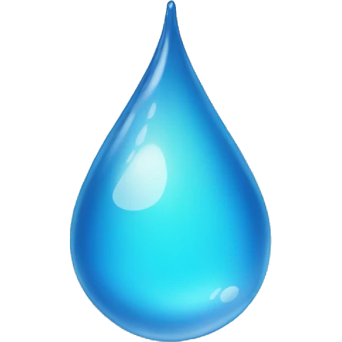 Water drop  emoji