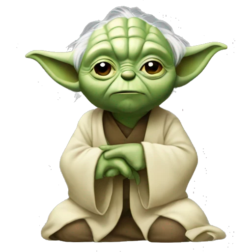 yoda thinking emoji