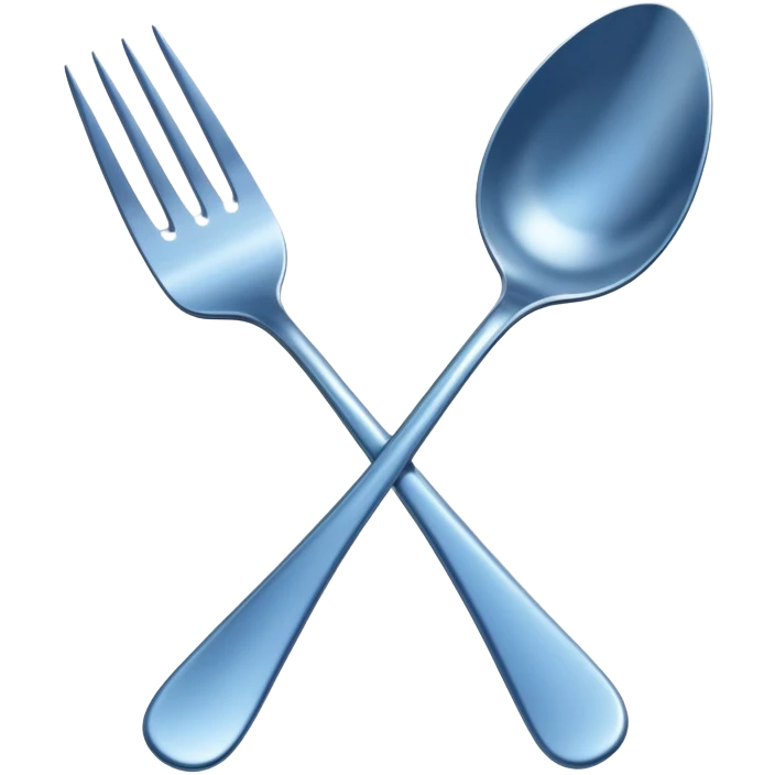 blue oyster fork emoji