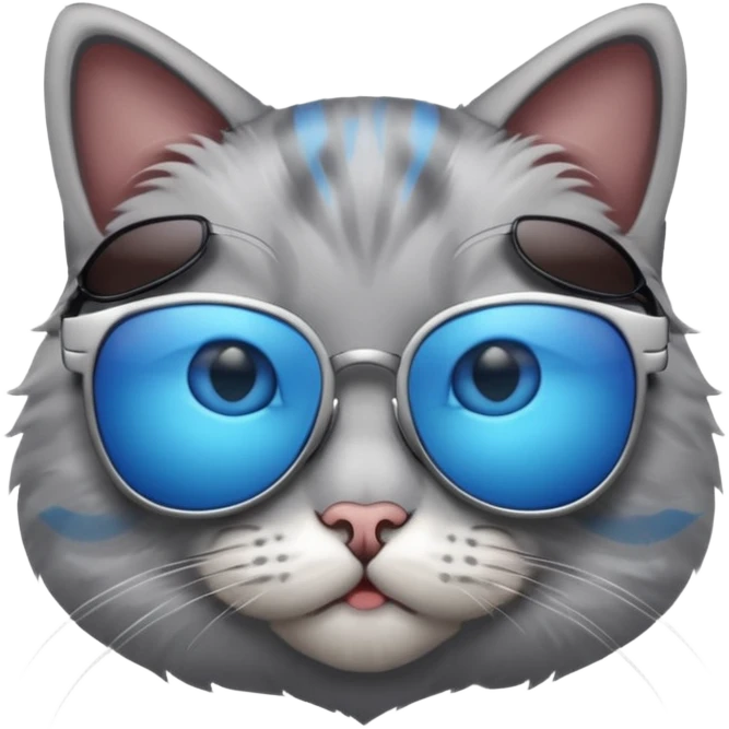 Cat wearing sunglasses emoji