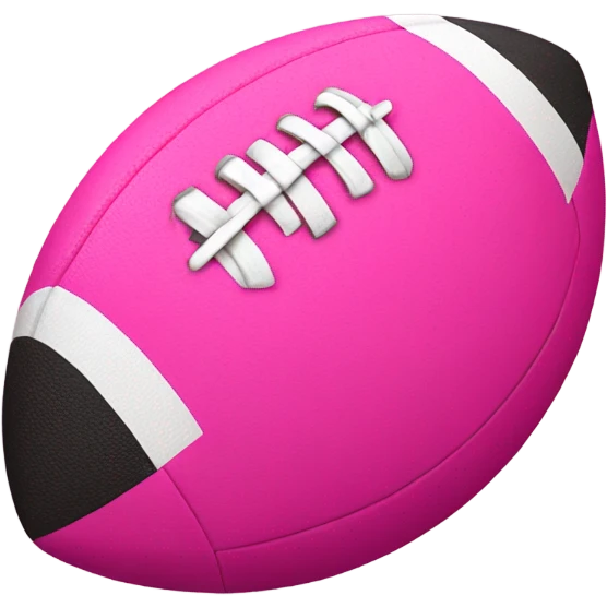 football ball in pink emoji