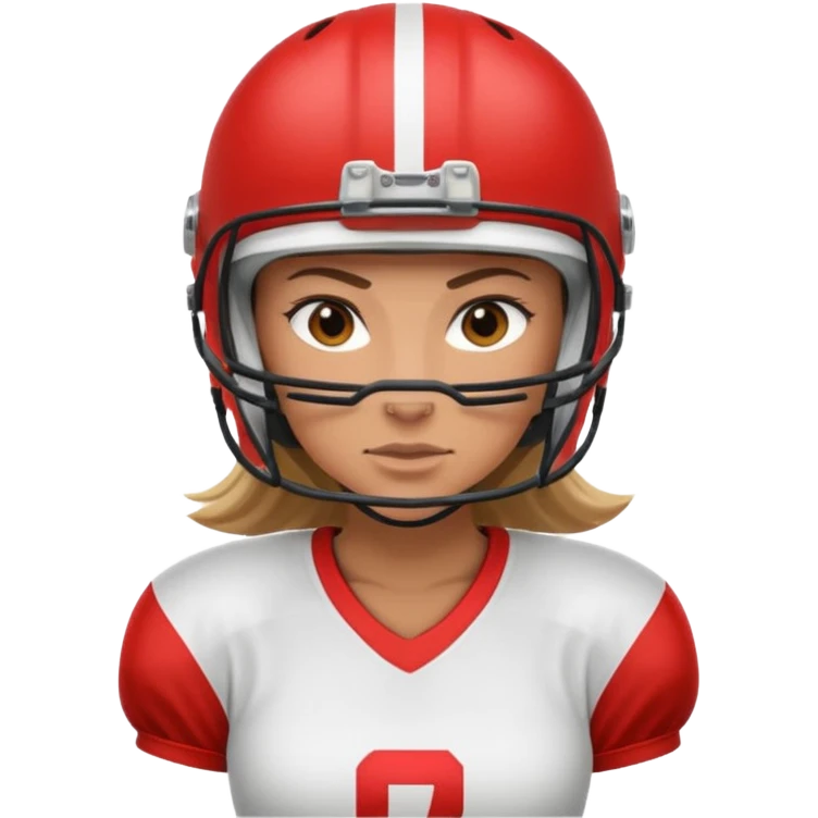 Football Players, Female player emoji