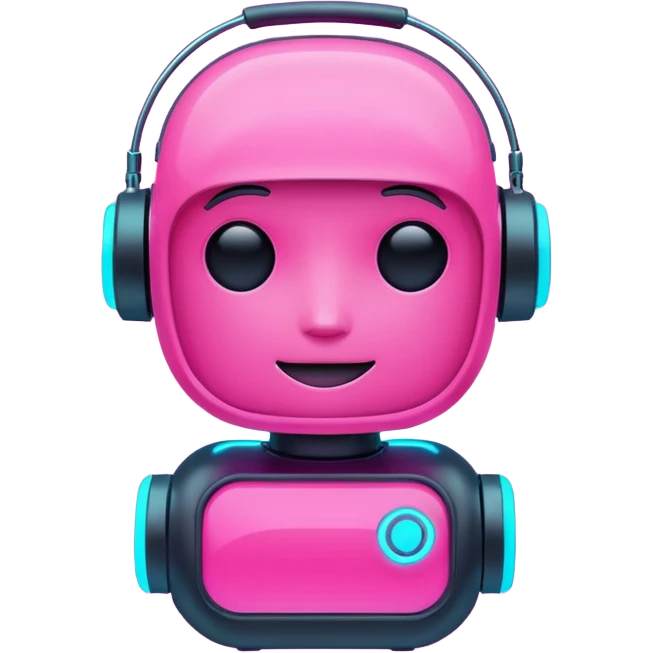 pink chat gpt ai emoji