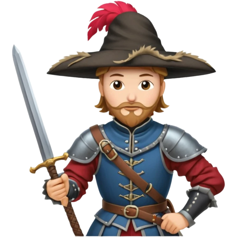 landsknecht swinging a large two handed sword emoji