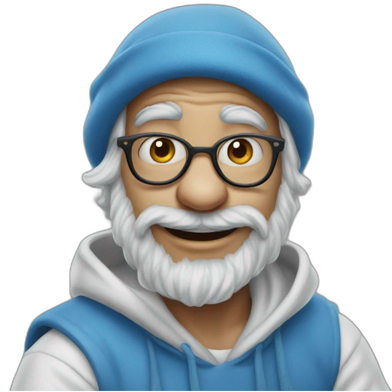 hyper realistic smurf meme emoji
