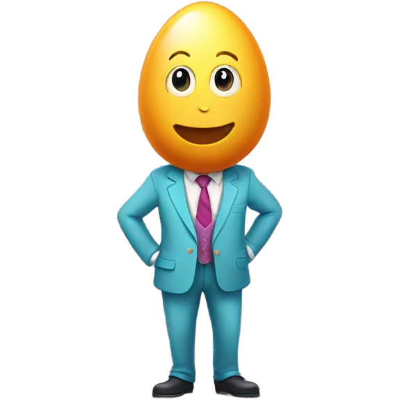 Egg man emoji