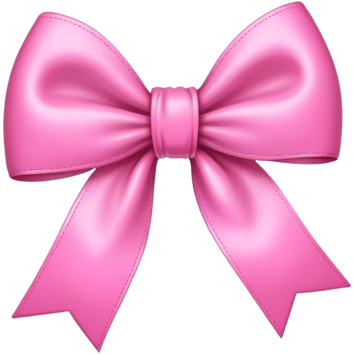 Pink bow emoji