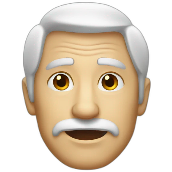 old man head emoji set emoji