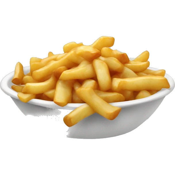 poitine qui mange du poutine emoji