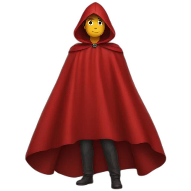 red cape emoji