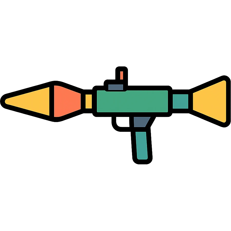 shoulder mounted RPG weapon emoji
