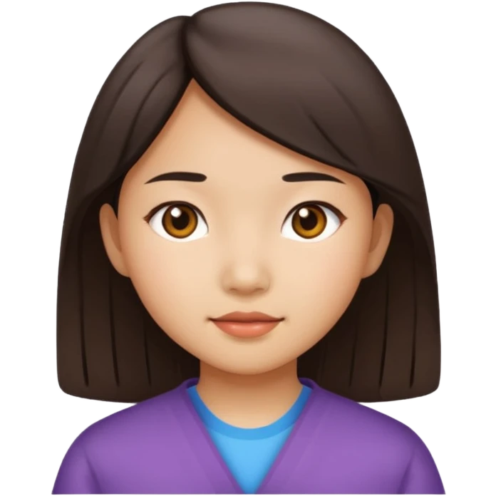 working asian girl emoji