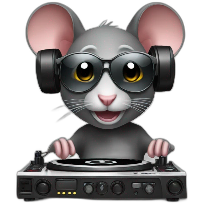 Dj rat emoji