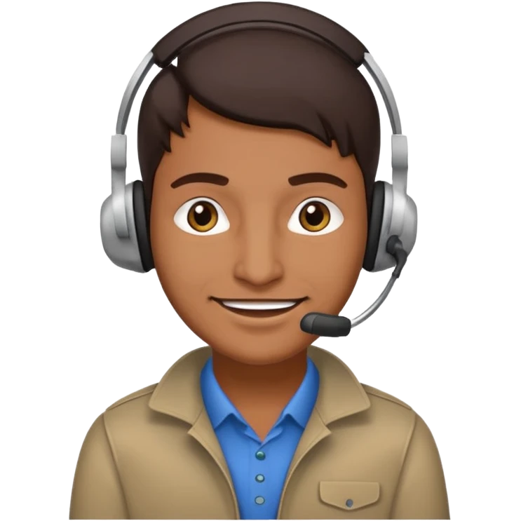 phone scammer from pakistan with smirk and brown skin emoji