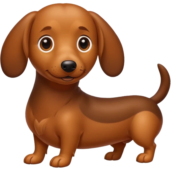 weenie dog  emoji
