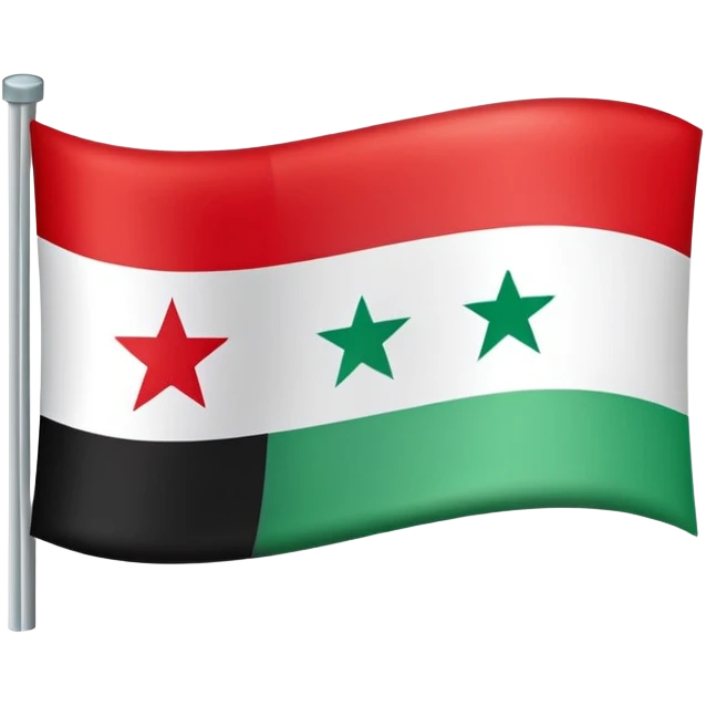New Syrian flag emoji