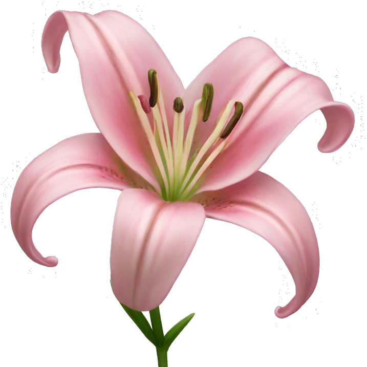 light pink lilium emoji