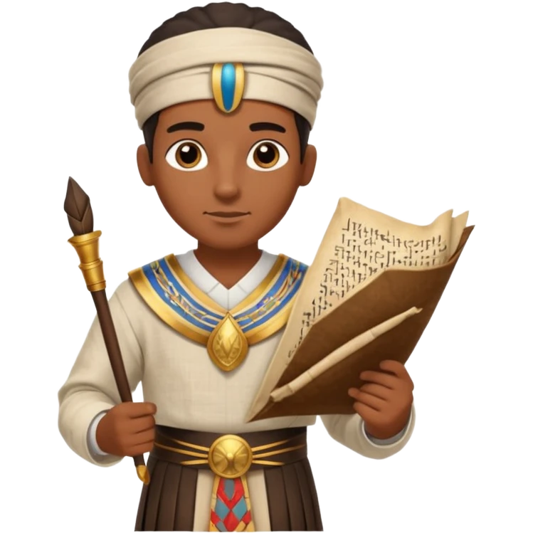 Royal scribe,Ancient Egypt emoji
