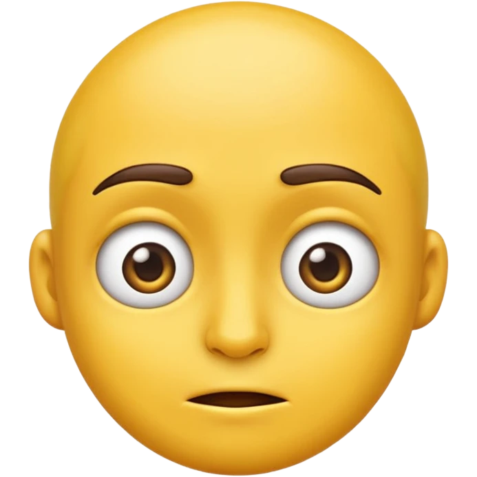 Emoji giving side eye emoji