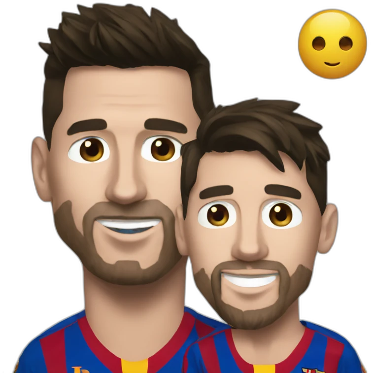 MESSI RONALDO emoji