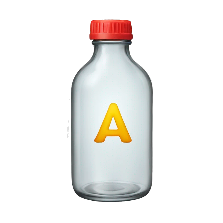 A foundation glass bottle emoji