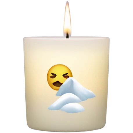 winter vibe candle emoji
