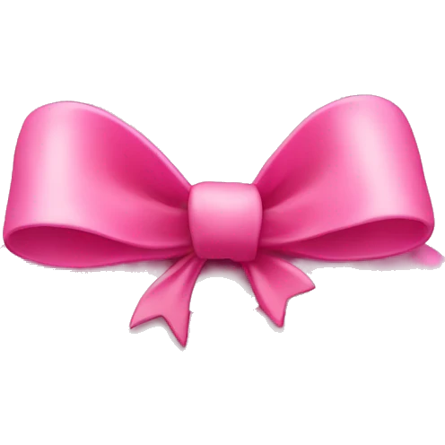 pink heart with bow emoji
