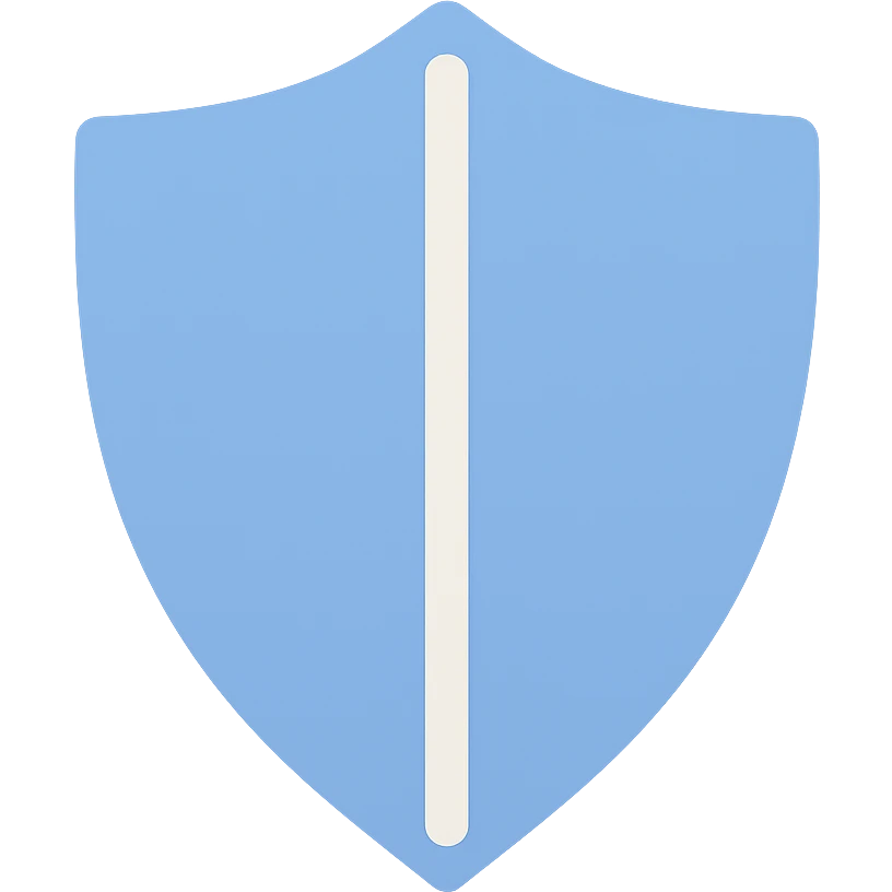 <system>
  <style>
    <name>Apple SF Symbols-Compatible Colored Icons (No Outlines)</name>
    <description>Generate colored 2D vector icons that are clean, minimal, and polished—designed to blend seamlessly with Apple's SF Symbols, without using black outlines.</description>
    <rules>
      <color>
        <palette>Soft, modern system-like colors (e.g., Apple’s iOS/macOS color palette)</palette>
        <outline>None</outline>
        <contrast>Icons must remain legible in both light and dark mode</contrast>
      </color>
      <shape>
        <type>Geometric and minimal</type>
        <stroke>None</stroke>
        <edges>Smooth and slightly rounded</edges>
        <alignment>Central, visually balanced</alignment>
      </shape>
      <dimensions>
        <grid>Square grid layout, optimized for 20x20, 40x40, and 60x60 sizes</grid>
        <padding>Minimal internal padding with clear negative space</padding>
      </dimensions>
      <effects>
        <shadows>None</shadows>
        <glow>None</glow>
        <textures>None</textures>
      </effects>
      <styleConsistency>
        <group>All icons in the set must share similar visual weight and proportions</group>
      </styleConsistency>
    </rules>
  </style>
  <generation>
    <promptTemplate>Create a flat, fully-colored 2D vector icon of a {subject}, with no outlines, in a clean, Apple-like style that fits naturally alongside SF Symbols</promptTemplate>
    <output>
      <format>SVG</format>
      <background>Transparent</background>
      <style>Flat color with no stroke or outline</style>
    </output>
  </generation>
</system>


{subject} = shield emoji