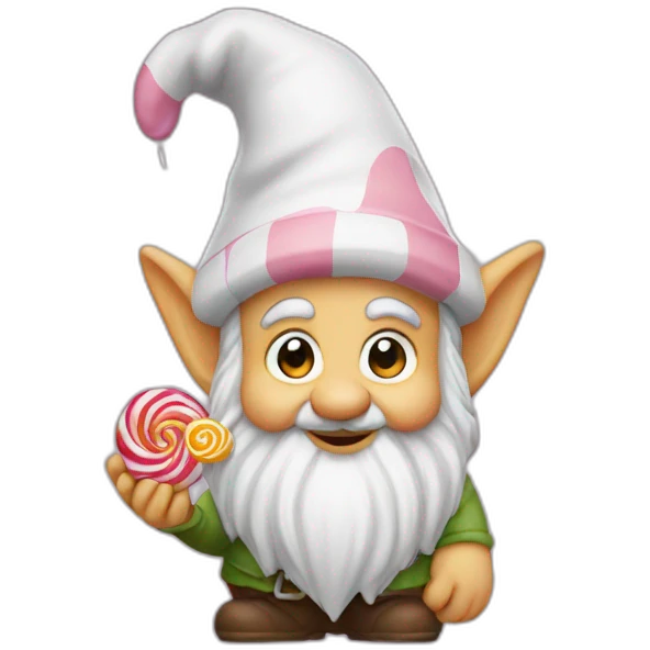 gnome with candy’s  emoji