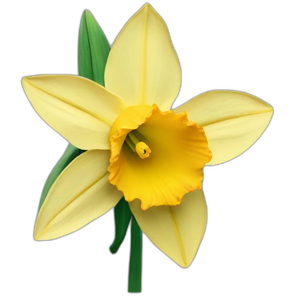 daffodil flower emoji