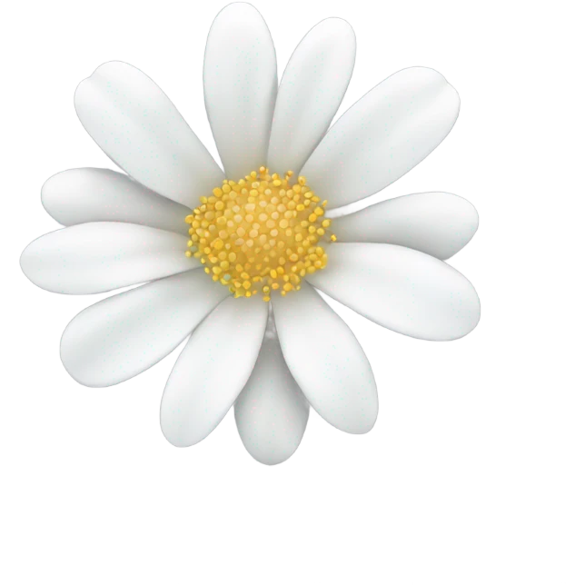 white flower emoji