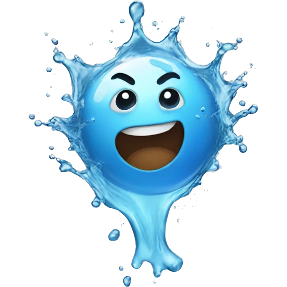water splash  emoji