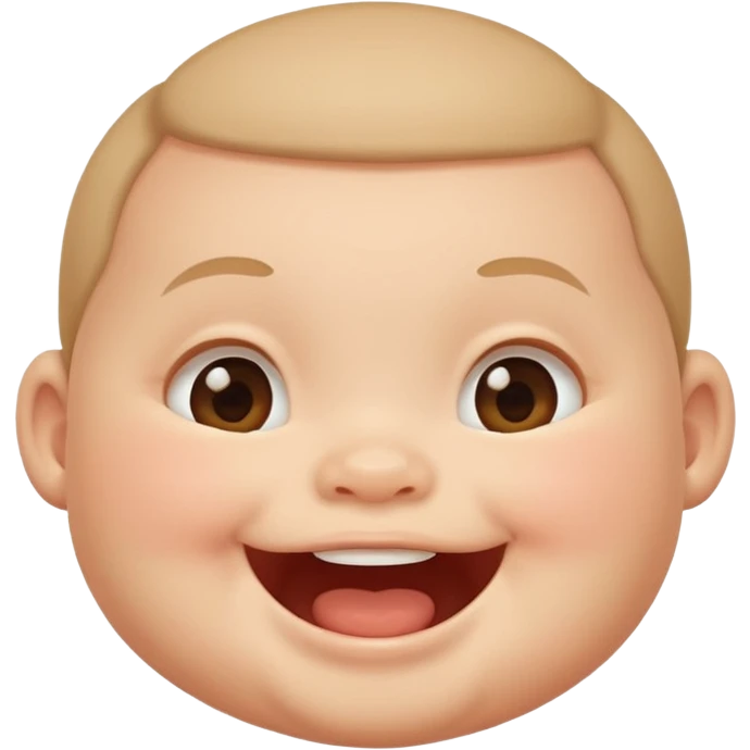Baby being crazy emoji