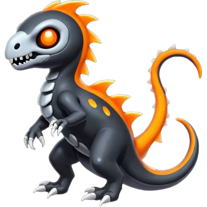 Shiny Duskull-Salandit-Fakémon-hybrid-creature (full body)  emoji