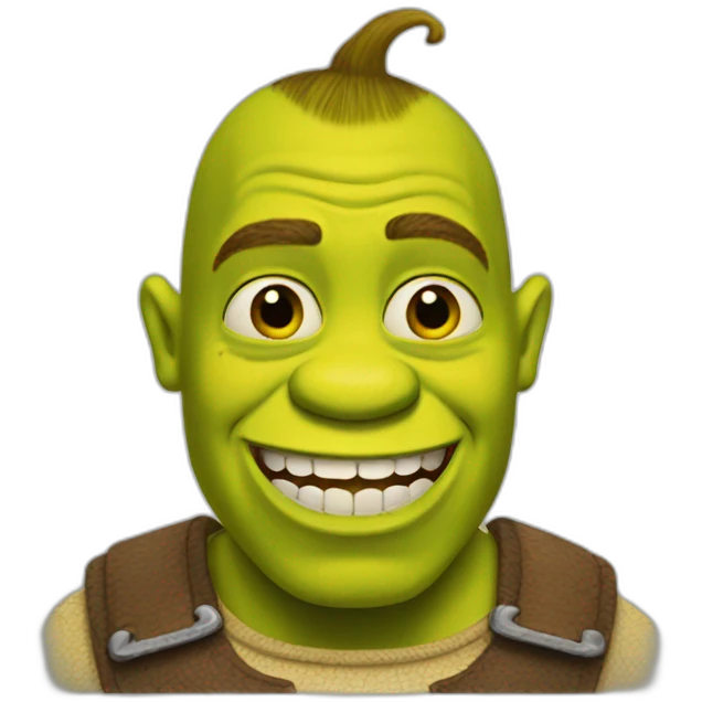 Yellow shrek emoji