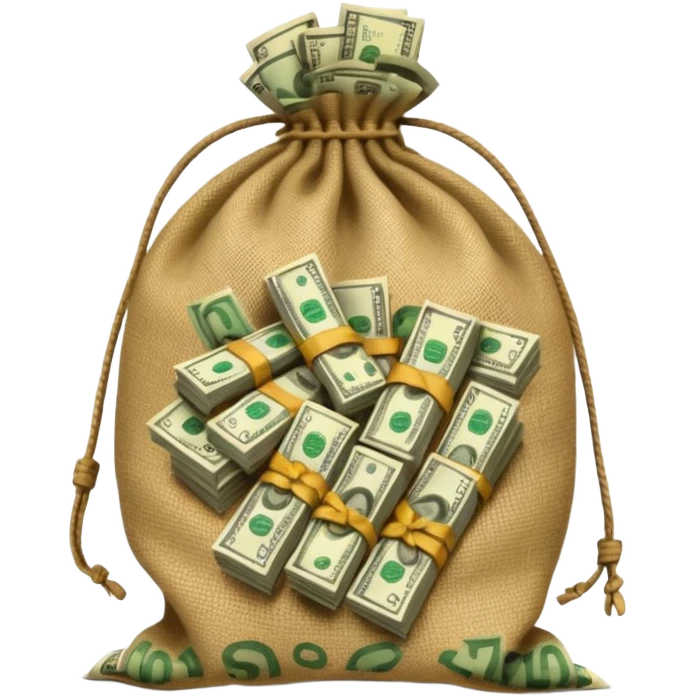 cash bags emoji