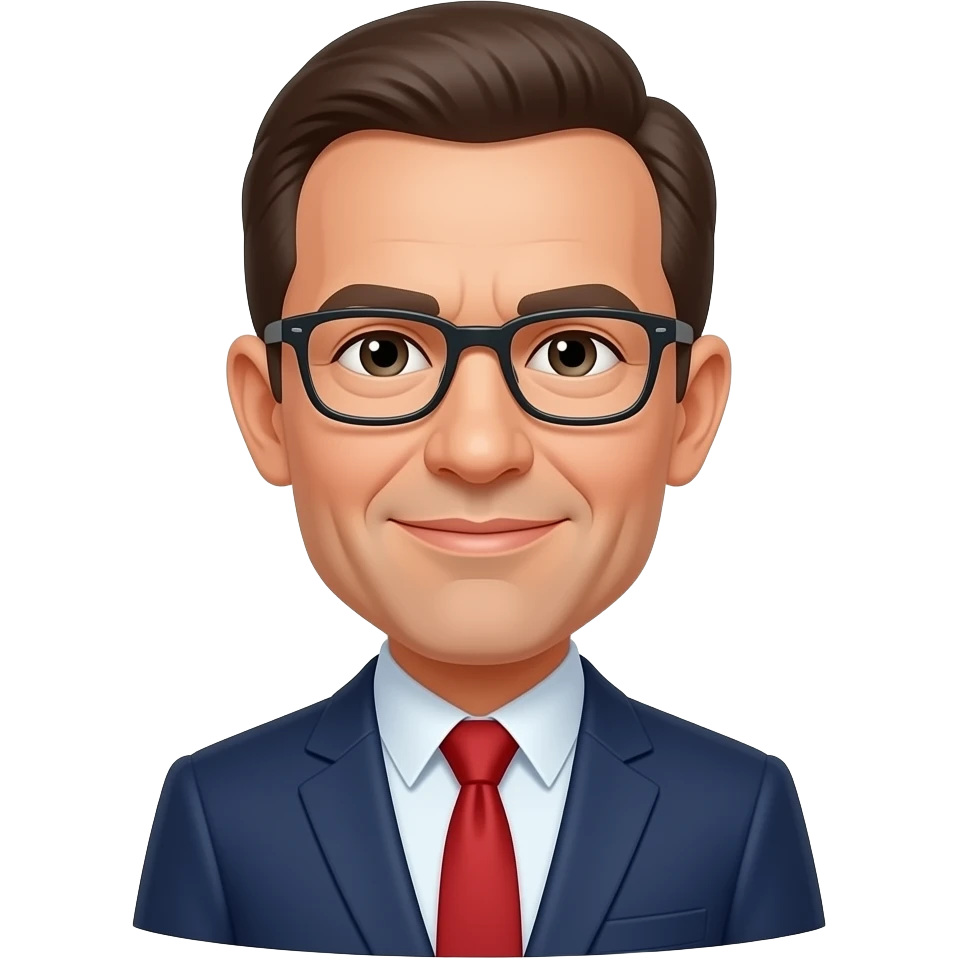 lider con inteligencia emocional en caricatura emoji