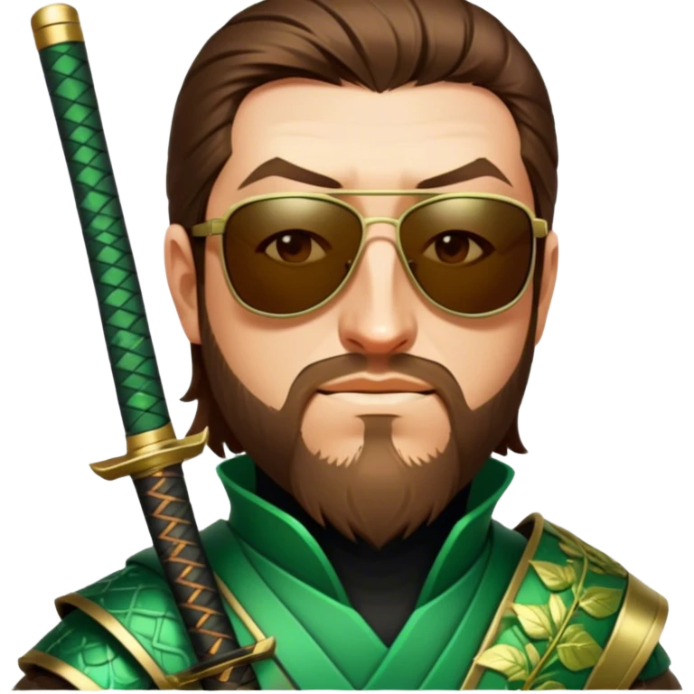 Emerald Samurai emoji