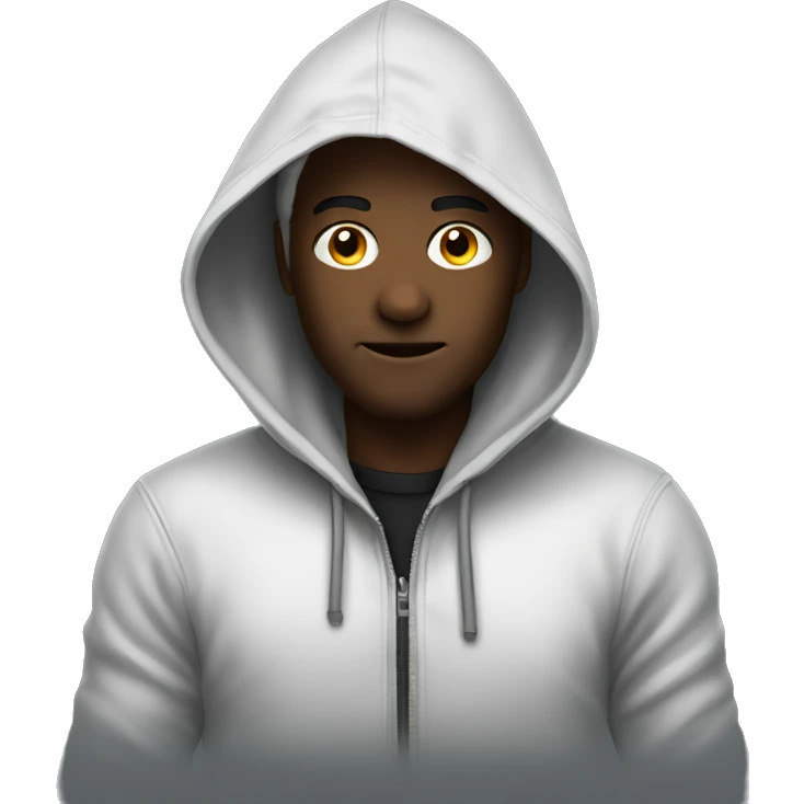 Hacker having hoodie name of ANPA emoji