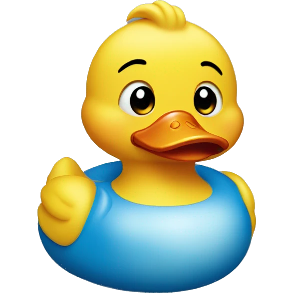sad rubber duck emoji