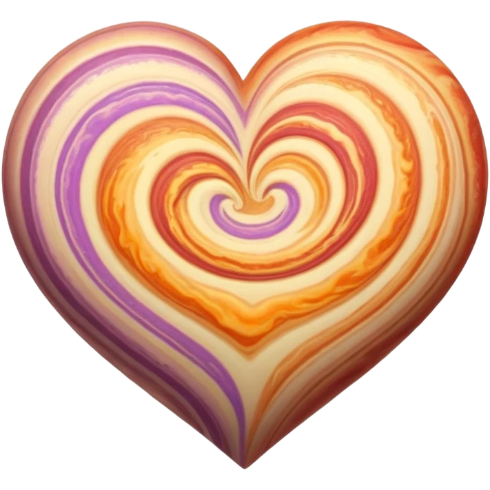 heart shaped Jupiter emoji