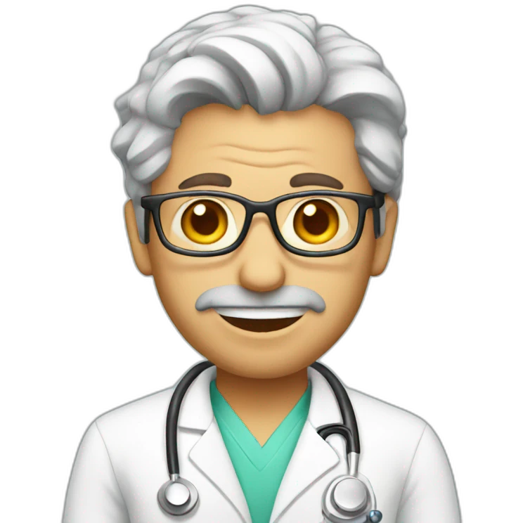 Crazy doctor emoji