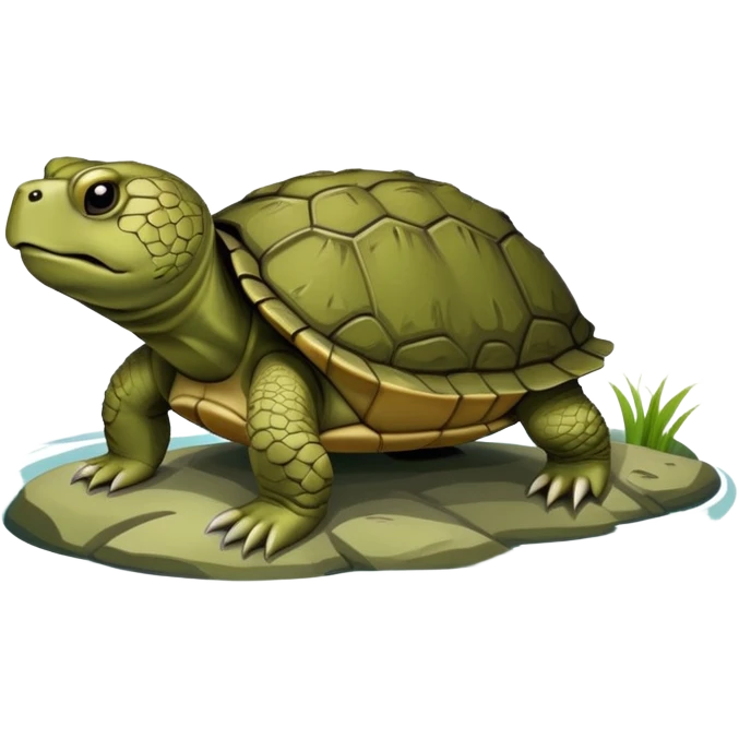 snapping turtle  emoji