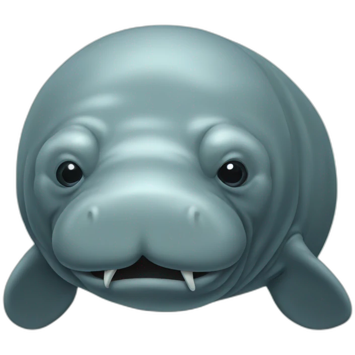 Killer manatee emoji