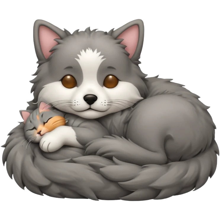 Dog as a cat emoji