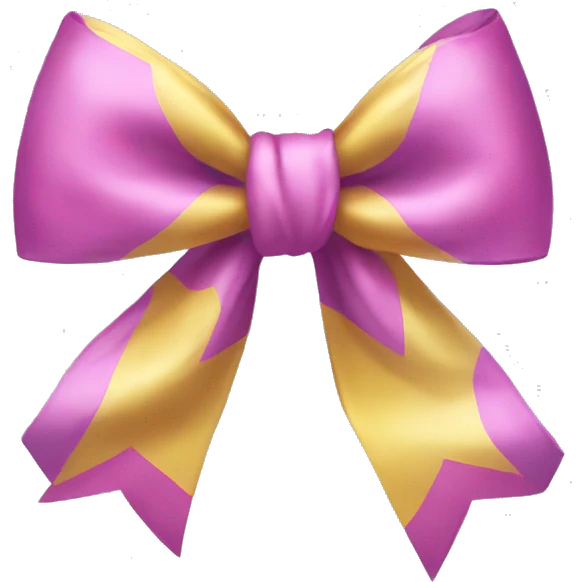 Coquette bow emoji