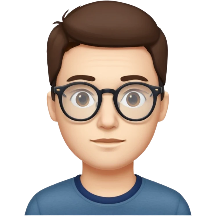 hipster eyeglass emoji