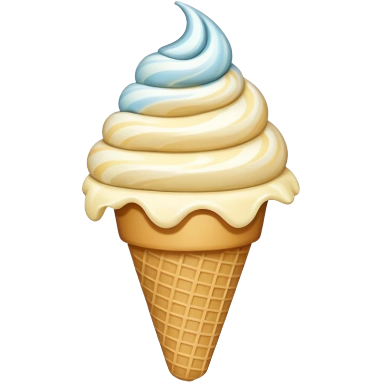 creamy ice cream  emoji